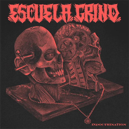 Escuela Grind - Indoctrination LP (blue cloud vinyl) (image for) Escuela Grind - Indoctrination LP (blue cloud vinyl)